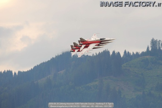 2009-06-26 Zeltweg Airpower 9396 Patrouille Suisse - Northrop F-5 Tiger II